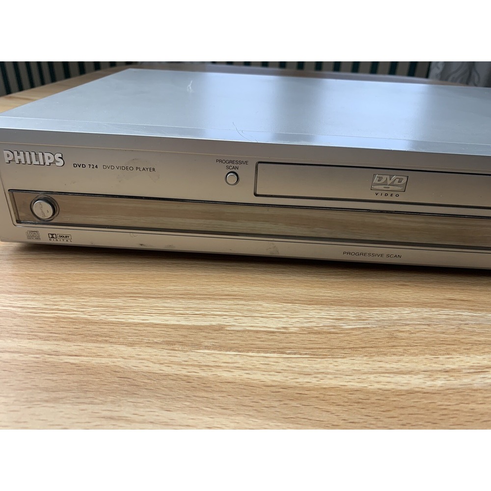 Phillips DVD Player Silver DVD724 Remote Included - Picture 7 of 12